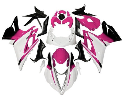 Triumph Daytona 675 Fairings (2013-2016) White, Pink, Black at KingsMotorcycleFairings.com
