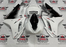 Triumph Daytona 675 Race Fairings (2009-2012) White, Black, Red at KingsMotorcycleFairings.com