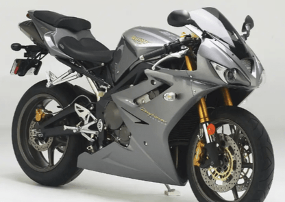 Triumph Daytona 675 Fairings (2006-2008) Silver Gray, Gold from KingsMotorcycleFairings.com