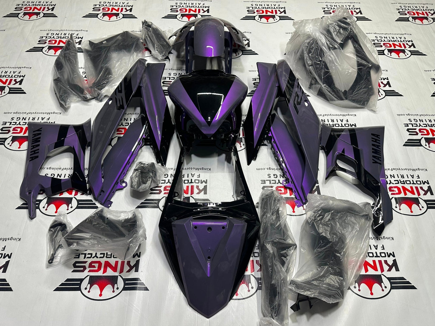 YAMAHA R3 Fairing Kit (2019-2021)  Chameleon Purple, Gray at KingsMotorcycleFairings.com