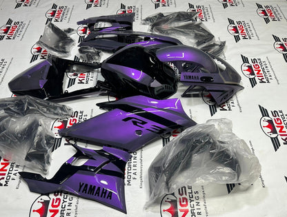 YAMAHA R3 Fairing Set (2019-2021) Purple, Gray Chameleon at KingsMotorcycleFairings.com