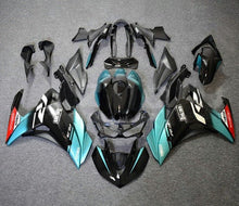 YAMAHA R3 Fairings (2015-2018) Black, Turquoise Blue at KingsMotorcycleFairings.com
