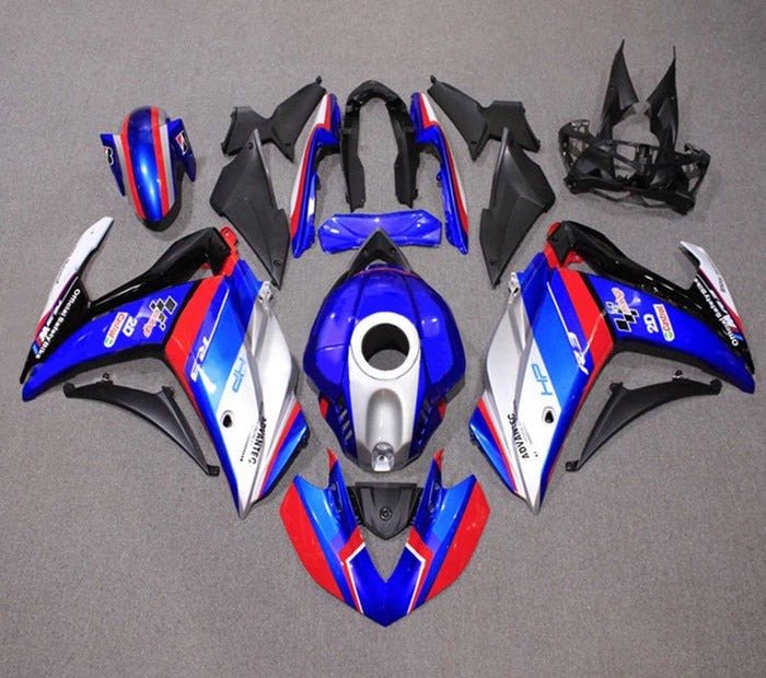 YAMAHA R3 Fairings (2015-2018) Blue, Red, Silver at KingsMotorcycleFairings.com