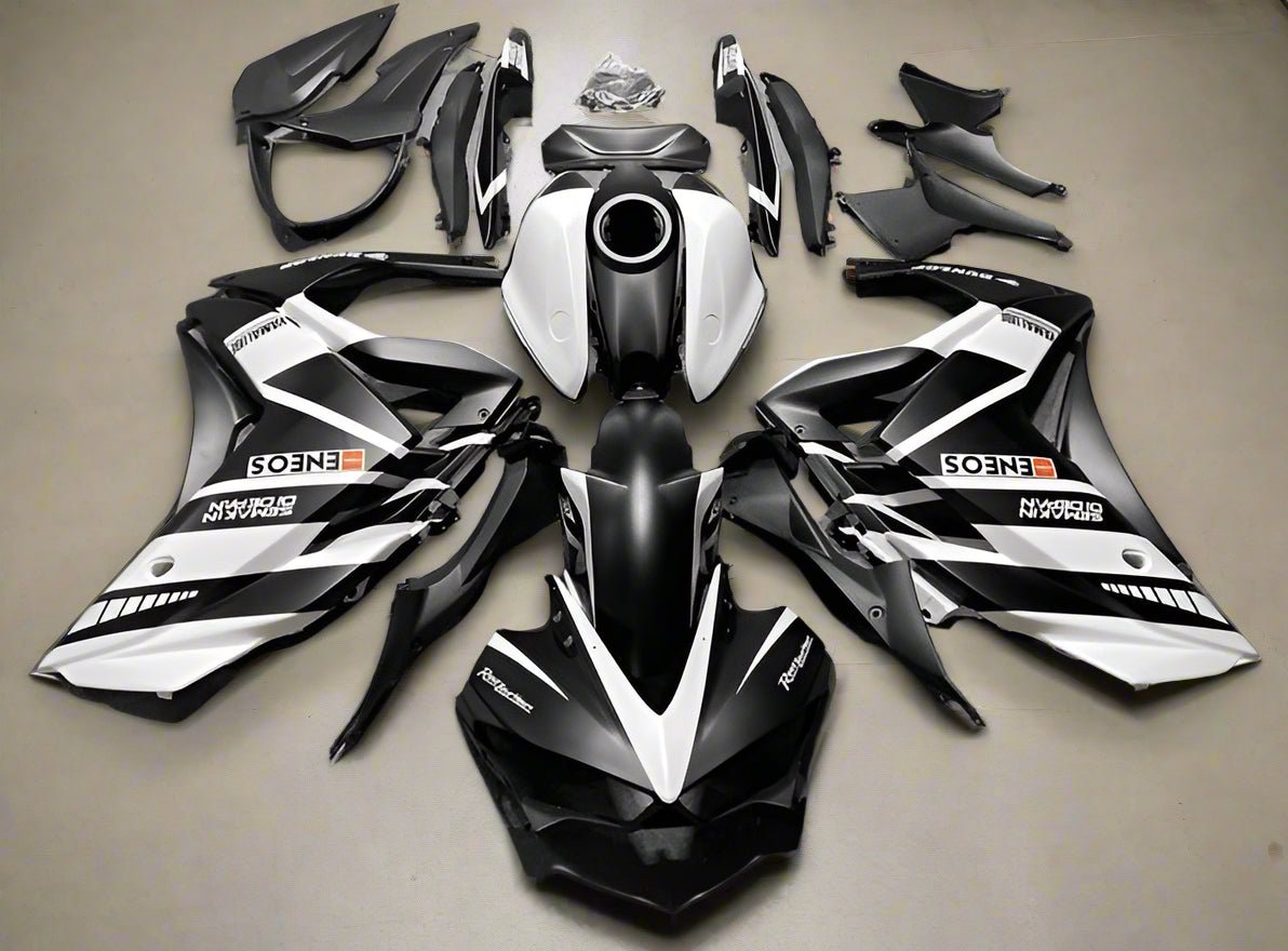 YAMAHA R3 Fairings (2015-2018) Matte Black, Matte White at KingsMotorcycleFairings.com