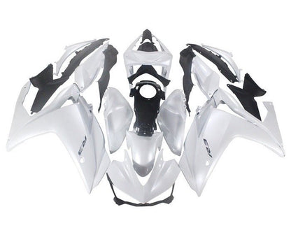 YAMAHA R3 Fairings (2015-2018) Pearl White, Black at KingsMotorcycleFairings.com