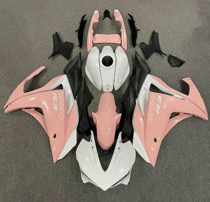 YAMAHA R3 Fairings (2015-2018) Pink, White at KingsMotorcycleFairings.com