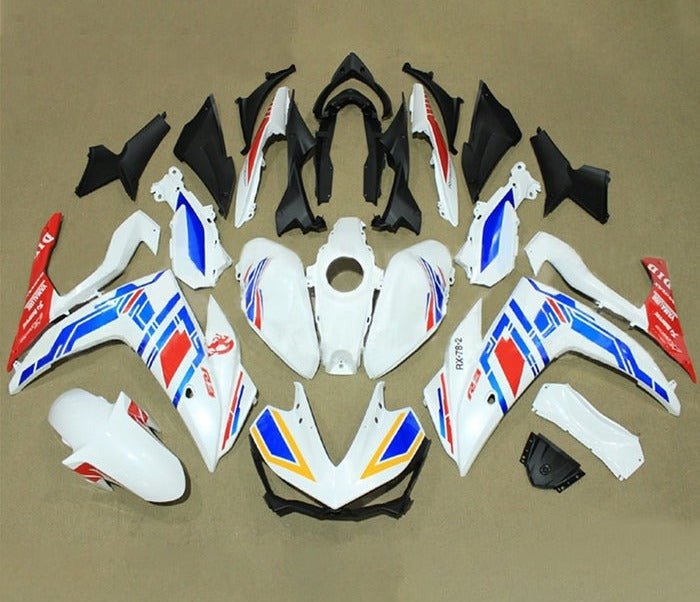 YAMAHA R3 Fairings (2015-2018) White, Blue, Red at KingsMotorcycleFairings.com