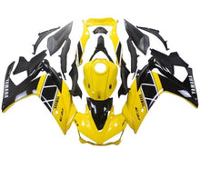 YAMAHA YZF-R3 Fairings (2015-2018) Yellow, Black, White Stripe at KingsMotorcycleFairings.com