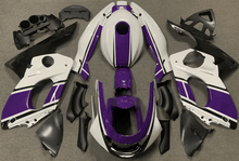 YAMAHA YZF600R Fairings (1998-2007) White, Purple, Black by KingsMotorcycleFairings.com