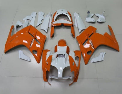 Yamaha FJR1300 Fairings (2013-2015) Orange, White at KingsMotorcycleFairings.com
