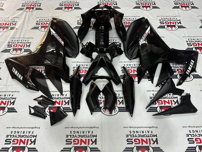 Yamaha FZ6R Fairing Set (2009-2015) Black, White, Red at KingsMotorcycleFairings.com