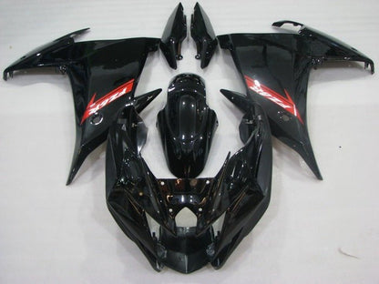 Yamaha FZ6R Fairings (2009-2015) Black, Red at KingsMotorcycleFairings.com