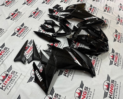 Yamaha FZ6R Fairings (2009-2015) Black, White, Red from KingsMotorcycleFairings.com