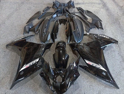 Yamaha FZ6R Fairings (2009-2015) Black at KingsMotorcycleFairings.com