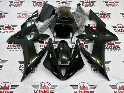 Yamaha R1 Fairings (2002-2003) Dark Green at KingsMotorcycleFairings.com