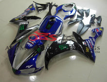 Yamaha R1 Fairings (2004-2006) Blue, Black, White, Monster at KingsMotorcycleFairings.com