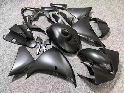 Yamaha R1 Fairings (2012-2014) All Flat Black at KingsMotorcycleFairings.com