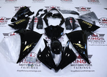 Yamaha R1 Fairings (2012-2014) Black, Gold Metallic at KingsMotorcycleFairings.com
