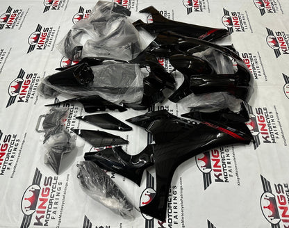 Yamaha R1 Fairings (2020-2025) Black, Red at KingsMotorcycleFairings.com