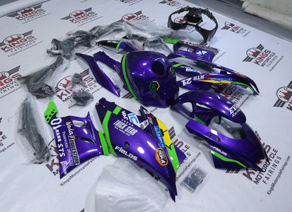 Yamaha R3 Fairing Kit (2022-2024) Purple Eva at KingsMotorcycleFairings.com