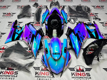 Yamaha R3 Fairing Set (2022-2024) Chameleon Chrome, Pink, Blue by KingsMotorcycleFairings.com