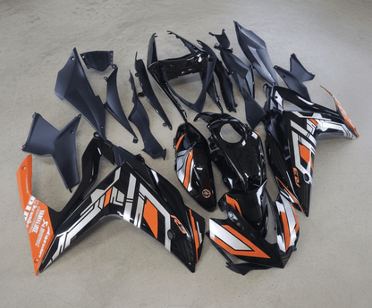 Yamaha R3 Fairings (2015-2018) Black, Silver, Orange from KingsMotorcycleFairings.com