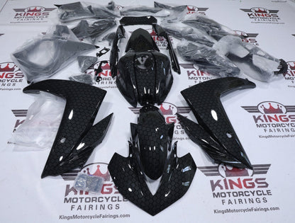 Yamaha R3 Fairings (2015-2018) Honeycomb Carbon Fiber at KingsMotorcycleFairings.com