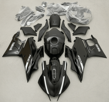 Yamaha YZF-R3 Fairings (2022-2024) Black Gloss, White at KingsMotorcycleFairings.com