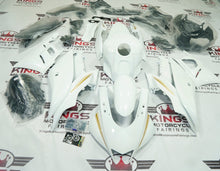 Yamaha R3 Fairings (2022-2024) White, Gold at KingsMotorcycleFairings.com