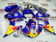 Yamaha YZF-R6 Fairings (2005) Blue Red Bull at KingsMotorcycleFairings.com