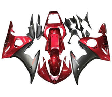 Yamaha YZF-R6 Fairings (2005) Candy Apple Red, Matte Black at KingsMotorcycleFairings.com