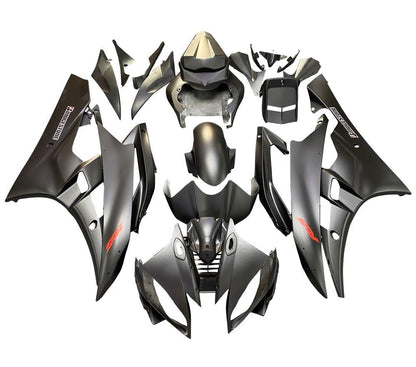 Yamaha YZF-R6 Fairings (2006-2007) Matte Black, Bridgestone at KingsMotorcycleFairings.com