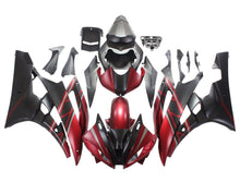 Yamaha YZF-R6 Fairings (2006-2007) Matte Dark Red, Black, Gray at KingsMotorcycleFairings.com