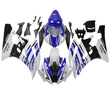 Yamaha YZF-R6 Fairings (2006-2007) White, Blue, Black, Eneos at KingsMotorcycleFairings.com