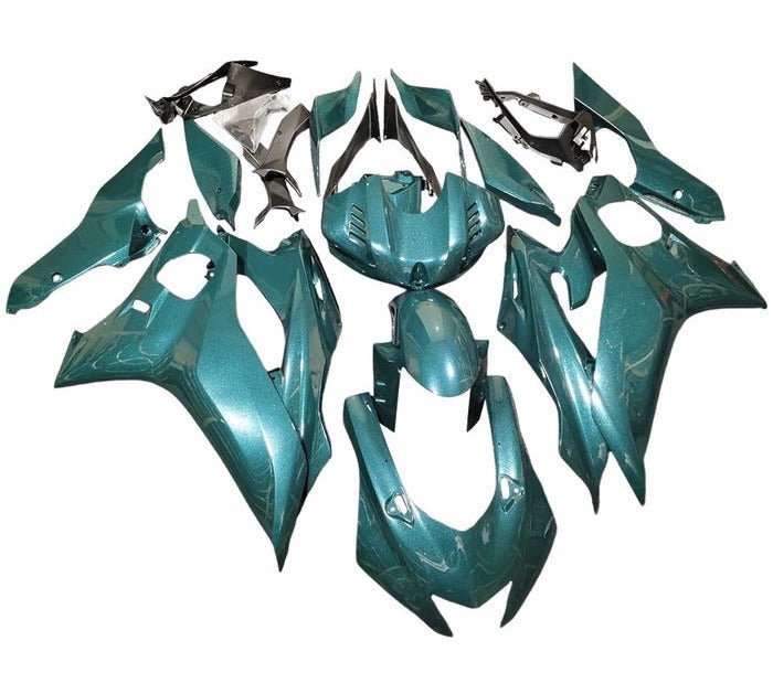 Yamaha YZF-R6 Fairings (2017-2022) Green Teal Metallic at KingsMotorcycleFairings.com