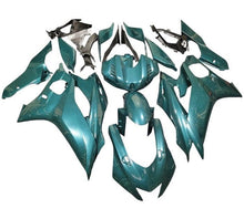 Yamaha YZF-R6 Fairings (2017-2022) Green Teal Metallic at KingsMotorcycleFairings.com