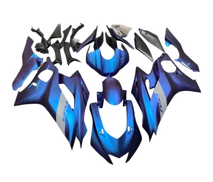 Yamaha R6 Fairings (2017-2022) Matte Chameleon Blue, Purple at KingsMotorcycleFairings.com