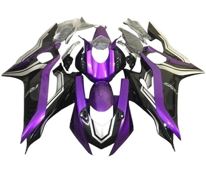 Yamaha YZF-R6 Fairings (2017-2022) Purple, Black, Silver at KingsMotorcycleFairings.com
