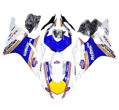 Yamaha YZF-R6 Fairings (2017-2022) White, Blue Rothmans at KingsMotorcycleFairings.com