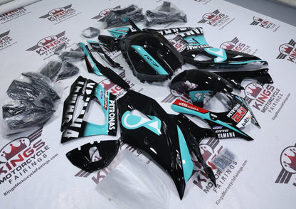 Yamaha R7 Fairing Kit (2021-2025) Black Petronas at KingsMotorcycleFairings.com