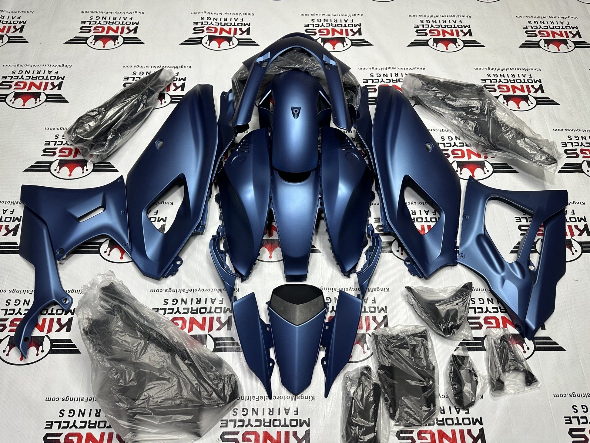 Yamaha R7 Fairing Kit (2021-2025) Flat Blue at KingsMotorcycleFairings.com