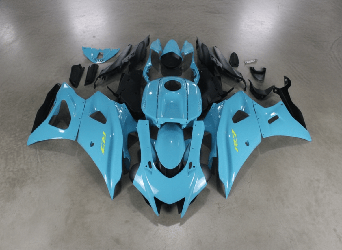 Yamaha R7 Fairings (2021-2025) Blue, Yellow at KingsMotorcycleFairings.com