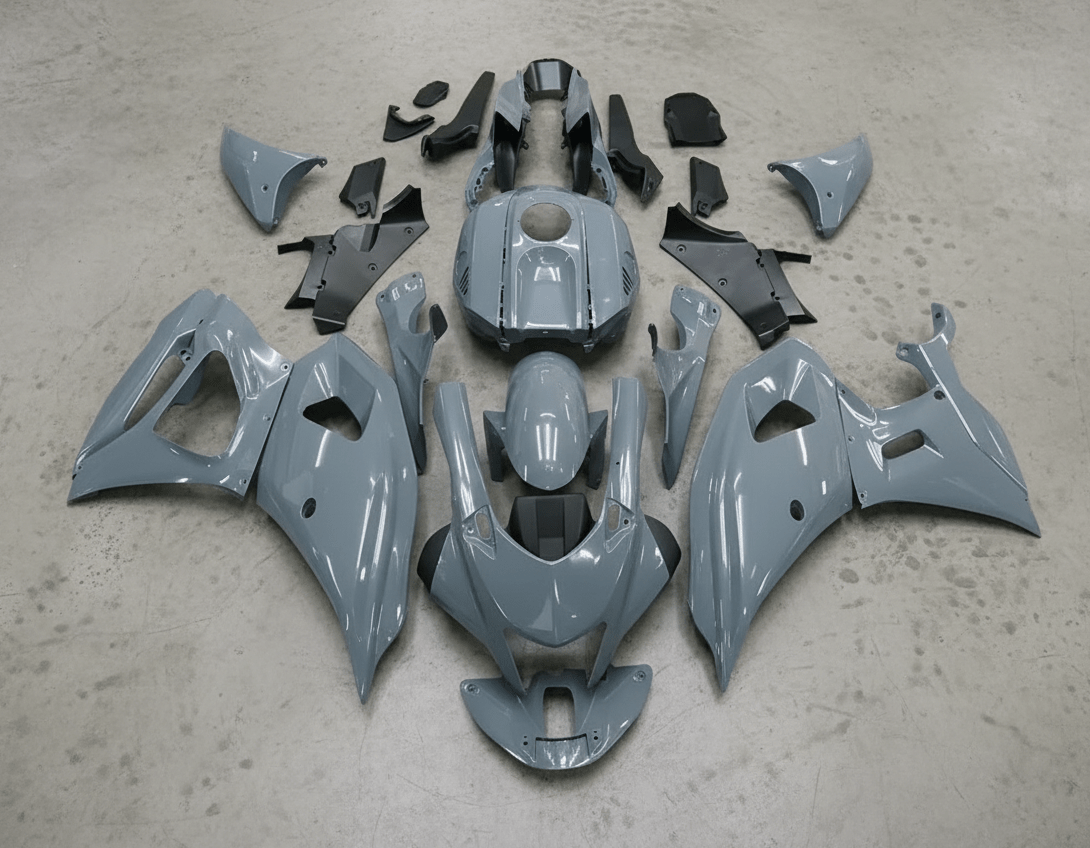 Yamaha R7 Fairings (2021-2025) Nardo Gray at KingsMotorcycleFairings.com