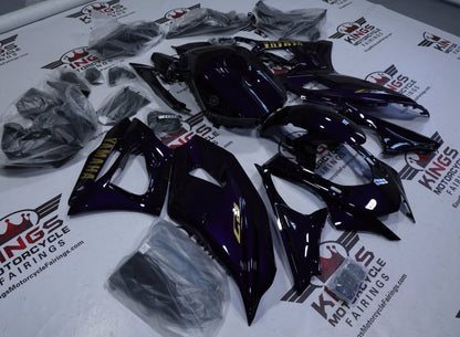 Yamaha YZF-R7 Fairings (2021-2025) Purple, Gold at KingsMotorcycleFairings.com