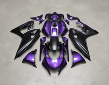 Yamaha R7 Fairings (2021-2025) Purple, Matte Black at KingsMotorcycleFairings.com