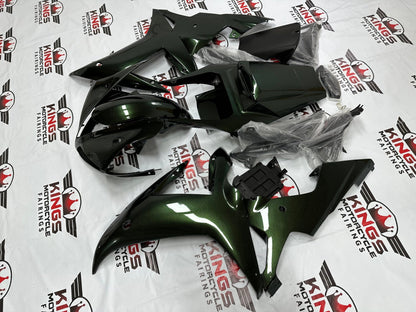 Yamaha YZF-R1 Fairings (2002-2003) Dark Green from KingsMotorcycleFairings.com