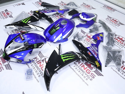 Yamaha YZF-R1 Fairings (2004-2006) Blue, Black, White, Monster from KingsMotorcycleFairings.com