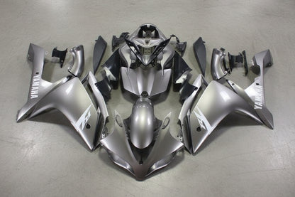 Yamaha R1 Fairings (2007-2008) Silver, White at KingsMotorcycleFairings.com