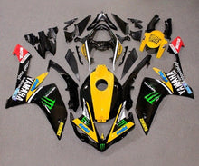 Yamaha R1 Fairings (2007-2008) Yellow, Black Dewalt at KingsMotorcycleFairings.com