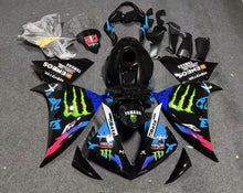 Yamaha YZF-R1 Fairings (2009-2011) Black Monster at KingsMotorcycleFairings.com